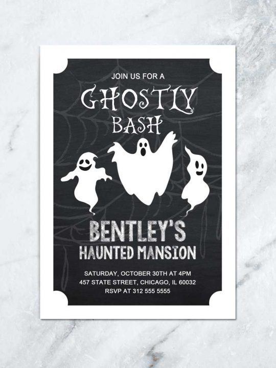 Halloween Costume Party Invitation for Adults or Kids