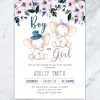 Gender Reveal Boy or Girl Baby Shower Invitation Printable