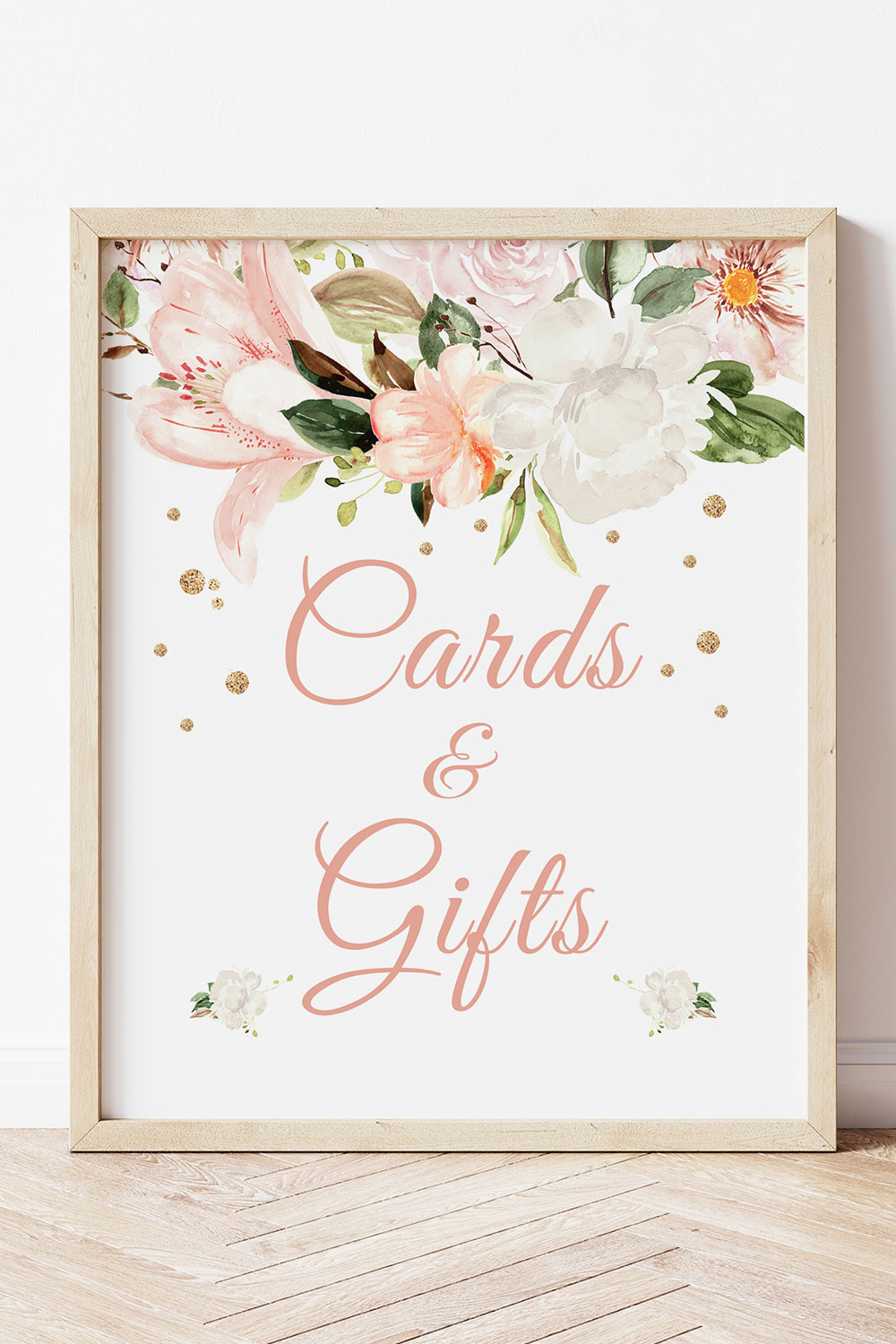 Floral Cards and Gifts Sign Printable